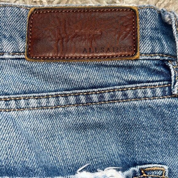 All Saints Jo Straight Leg Jeans W27 - Picture 12 of 14